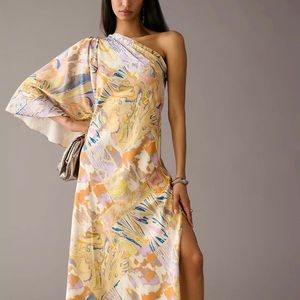 NWT


Anthropologie ~ Mandira Wirk One-Shoulder Printed Dress
1x
Side zip